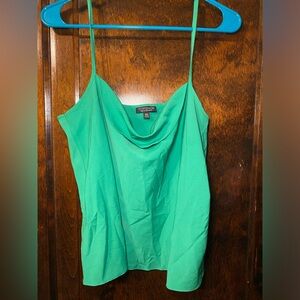 Vintage green TOPSHOP cowl neck top